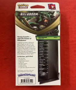 Pokemon TCG Sword & Shield Rillaboom Theme Deck New & Sealed - Image 2