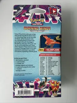POKEMON XY PHANTOM FORCES BURNING WINDS THEME DECK W/ TALONFLAME CARD - Image 3