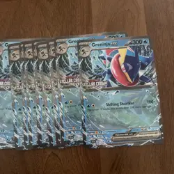 LOT OF 20 Greninja ex 041/142 Stellar Crown Stamped Promo Pokemon Card - Image 2