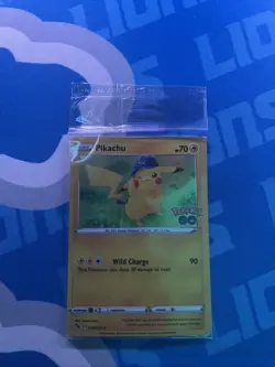 SEALED Pokemon Go Pikachu Holo Rare Card 028/078 Pokemon Card NM - Image 1