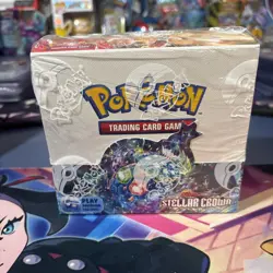 Pokemon TCG Stellar Crown Booster Box Factory Sealed - Image 1