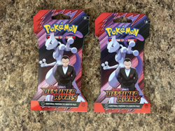 Destined Rivals LOT (2) Packs - Pokemon TCG Booster Packs - Image 1