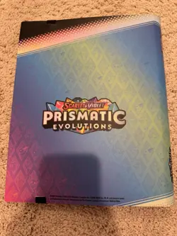 Prismatic Evolutions Pokemon Card Binder *BINDER ONLY NO PACKS* - Image 2