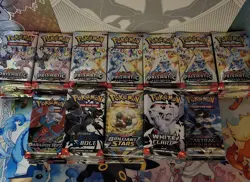 Prismatic Evolutions Black Bolt Fusion Strike & More Pokemon TCG Booster Packs - Image 1