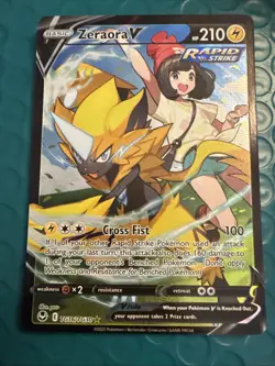 ZERAORA V 2022 POKEMON SILVER TEMPEST TRAINER GALLERY RARE TG16/TG30 Q5686 - Image 1