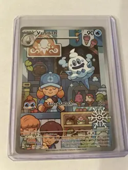 Pokemon TCG Vanillish Paradox Rift 190/182 Holo Illustration Holiday Calendar - Image 1