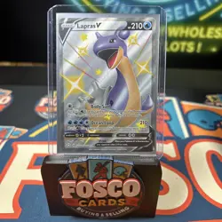 Lapras V SV110/SV122 Shiny Holo Rare Shining Fates: Shiny Vault Pokemon TCG NM - Image 2