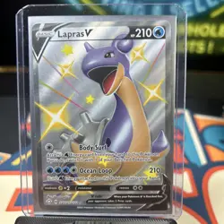 Lapras V SV110/SV122 Shiny Holo Rare Shining Fates: Shiny Vault Pokemon TCG NM - Image 3