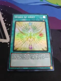 Yugioh! Wings of Light - AGOV-EN048 - Super Rare - 1st Edition Near Mint, Englis - Image 1
