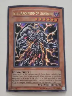 JP) Yugioh - Konami - Yu-Gi-Uh! - Skull Archfiend of Lightning - DCR-073 - Card - Image 1