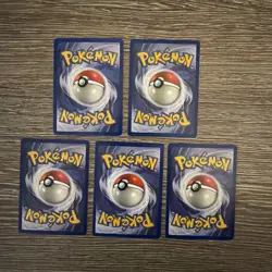5x Pokemon Cards Wotc Vintage Card Bundle BASE SET 2 (10) - Image 2