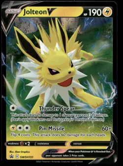 Jolteon V #SWSH151 Pokemon SWSH: Sword & Shield Promo Cards - Image 1