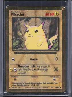 Pikachu - (Celebrations Metal Card) Promo Miscellaneous Cards & Products 058/10 - Image 1