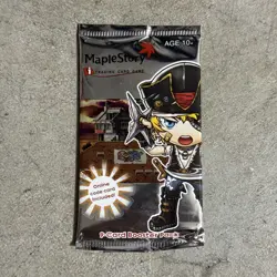 2007 MapleStory Trading Card Game (1) 9 Cards Booster Pack , Sealed NIP - Image 1