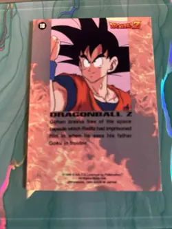 1996 Dragon Ball Z Series 1 - Gohan Card #18 - JPP/Amada ArtBox - Image 2