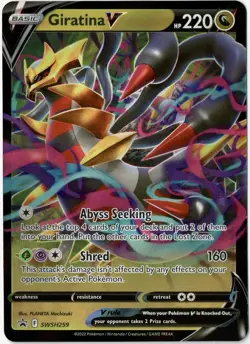 Giratina V SWSH259 Black Star Promo Ultra Rare Holo Pokemon TCG Card - Image 1