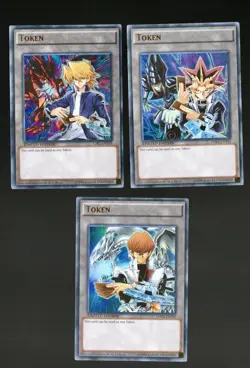 Yugioh! Joey, Kaiba, & Yugi 3 Card Token Set Limited Ed Ultra NM Unlimited LDK2 - Image 1