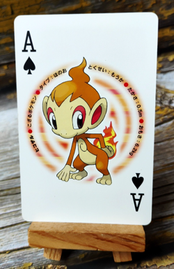 Chimchar - 2007 Dialga Diamond & Pearl Poker Deck - Pokemon Playing Card - Image 1