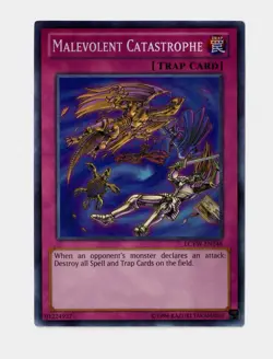 UNLIMITED MALEVOLENT CATASTROPHE LCYW-EN148 YUGIOH CARD (NM/M) - Image 1