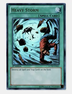 Yugioh Heavy Storm LCYW Ultra Rare 1st Edition Card NM - Image 1