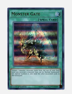 Yu-Gi-Oh TCG Monster Gate DUSA-EN055 1st Edition Ultra Rare Card - Image 1