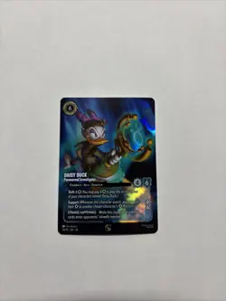 Disney Lorcana Daisy Duck Paranormal Investigator Store Champion Card Foil - Image 1