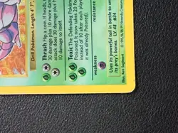 Nidoking Base Set Holo Unlimited Rare Card 11/102 Shadowless Pokemon TCG - Image 4