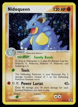 Pokemon Card - Nidoqueen FireRed & LeafGreen 9/112 Holo Rare - Image 1
