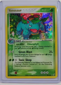 Pokemon Venusaur EX Crystal Guardians 28/100 Reverse Holo Rare Card English - Image 1