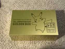Pokemon Card Game Sword & Shield 25th ANNIVERSARY GOLDEN BOX Factory Sealed - Image 1