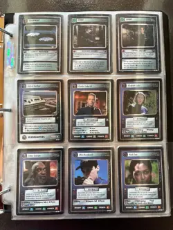 Star Trek CCG: First Edition Enterprise Collection - 18 Card Complete Foil Set - Image 2