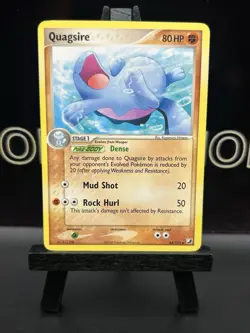 Quagsire 44/115 2005 EX Unseen Forces Uncommon Pokemon Card LP - Image 2