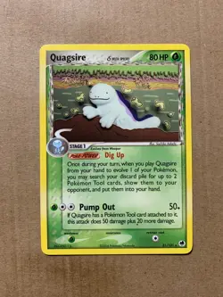 Quagsire 21/101 EX Dragon Frontiers - Rare Pokemon Card - NM/Mint - Image 1