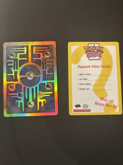 Pokemon TCG Ancient Mew Holo Promo Card Collectible Mint Condition - Image 2