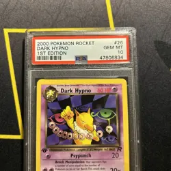 PSA 10 1st Edition Dark Hypno 26/82 -Vintage Rare Pokemon Card- Team Rocket - Image 3
