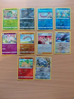Pokemon Trading Card Game TCG Pokemon Go Reverse Holo Bundle Job Lot X 10 - Image 1