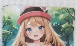 Serena Pokemon Anime Doujin Waifu Card AGC CCG - Image 2
