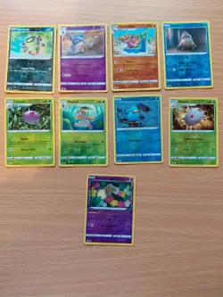 Pokemon Trading Card Game TCG Lost Origin Reverse Holo Bundle Job Lot X 9 - Image 1
