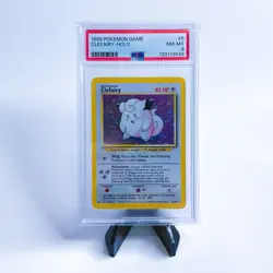 Clefairy Holo - 5/102 - Base Set Vintage WOTC Pokemon Card - PSA 8 - Image 1