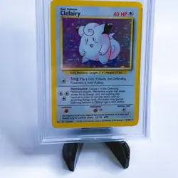 Clefairy Holo - 5/102 - Base Set Vintage WOTC Pokemon Card - PSA 8 - Image 3