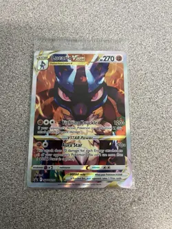 Lucario VSTAR SWSH291 Crown Zenith Black Star Promo Pokemon Card SEALED #SWSH291 - Image 1