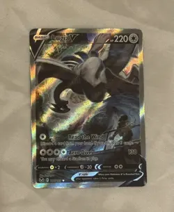 Pokemon Lugia v Alt Art Silver Tempest English Card 186/195 NM Condition - Image 1