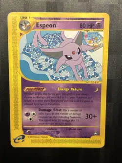 Pokemon TCG Espeon - 11/147 - Pokemon Aquapolis Non-Holo Card MP - Image 1