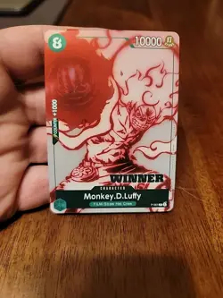One Piece Card Game Monkey.D.Luffy P-061 ST-11 Uta Deck Battle WINNER Promo TCG - Image 1