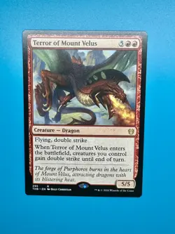 MTG - Terror of Mount Velus - Theros Beyond Death - NM - Image 1