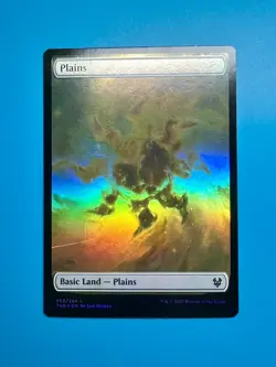 MTG Foil Plains (250) Full Art Nyx Touched Theros Beyond Death THB - Image 1