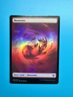 Mountain FOIL Full Art (253) Theros Beyond Death THB Magic MTG - Image 1