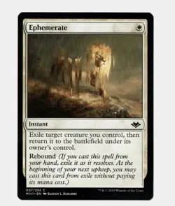 Ephemerate #007/254 Modern Horizons MH1 Magic the Gathering MTG - Image 1