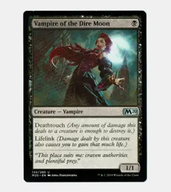 Vampire of the Dire Moon - MTG Magic the Gathering - M20 - Core Set 2020 - Image 1