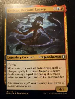 Lozhan, Dragons' Legacy 281/361 Uncommon Battle For Baldur's Gate MTG - Image 1